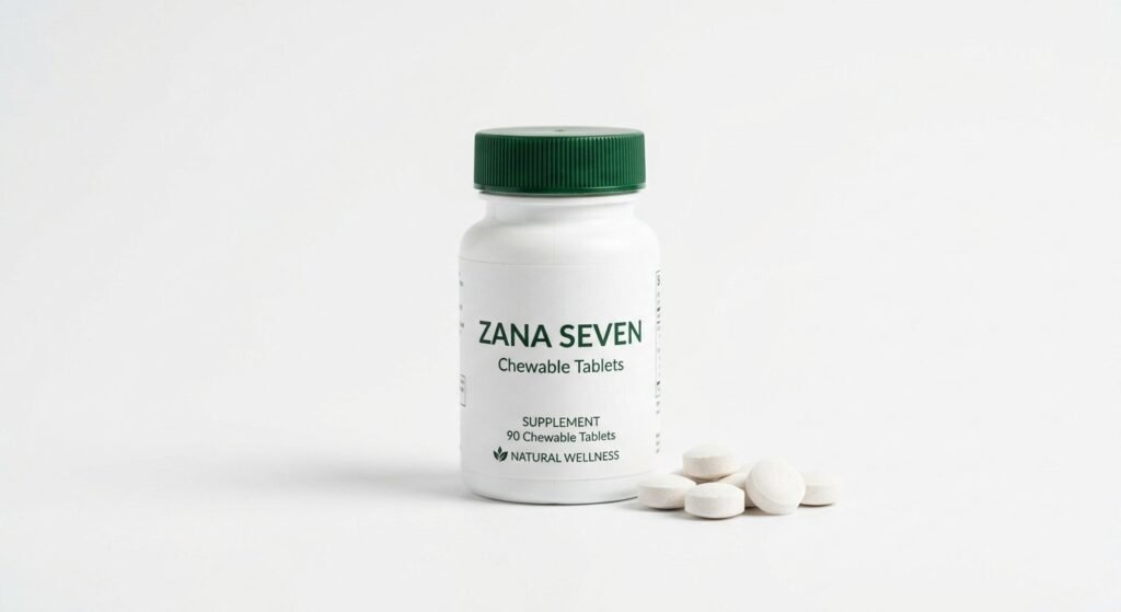 Zana Seven 7-OH Chewable Tablets — lab-tested botanical product photo