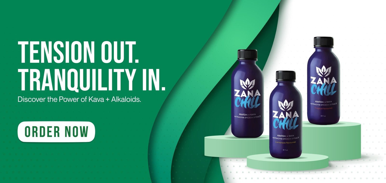 Zana Chill kava and alkaloid wellness shots