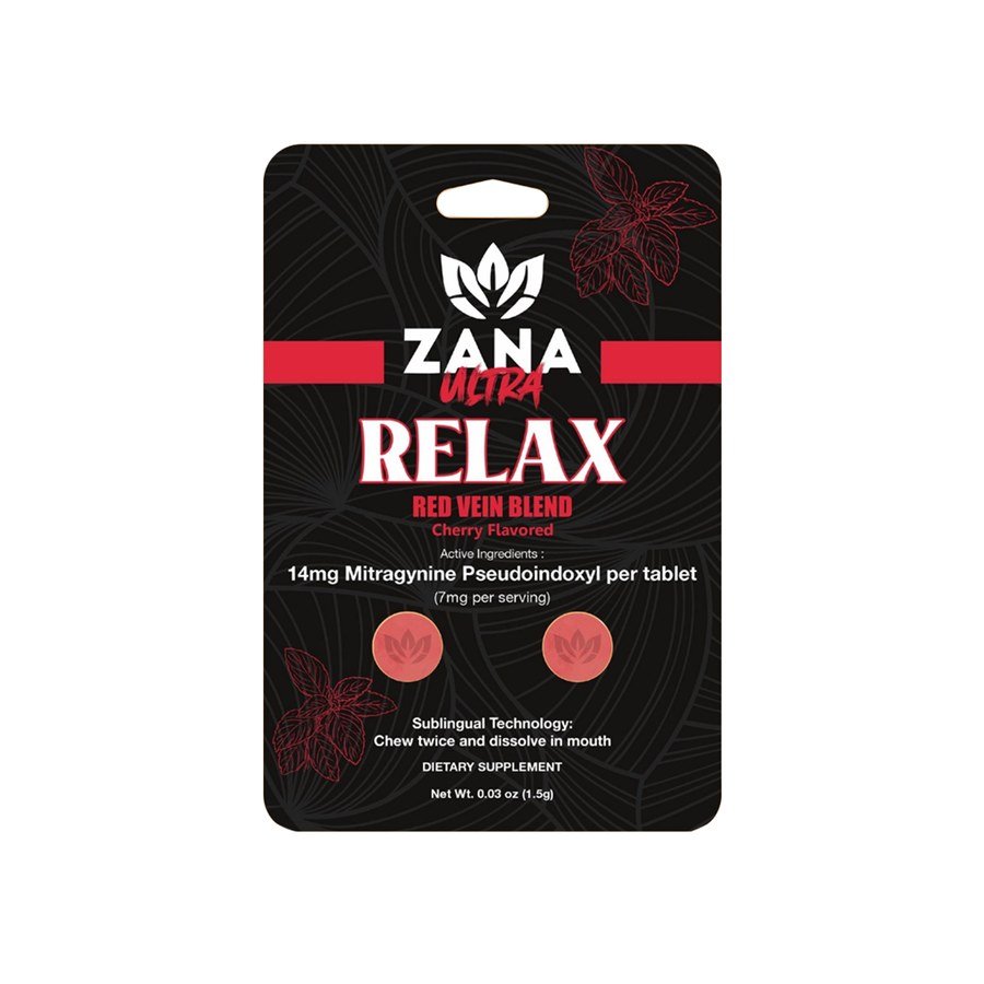 ultra red vein tablets — lab tested Zana Herbal product